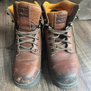 Timberland PRO Women’s Brown Work Boots, Size 7